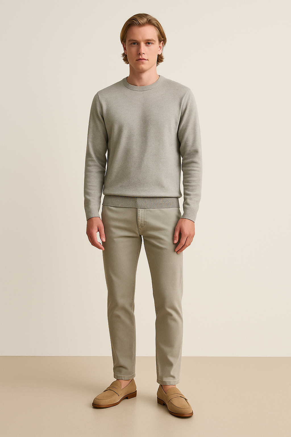 Adrien Mocassins Homme – Loafers en Suède, Style Casual