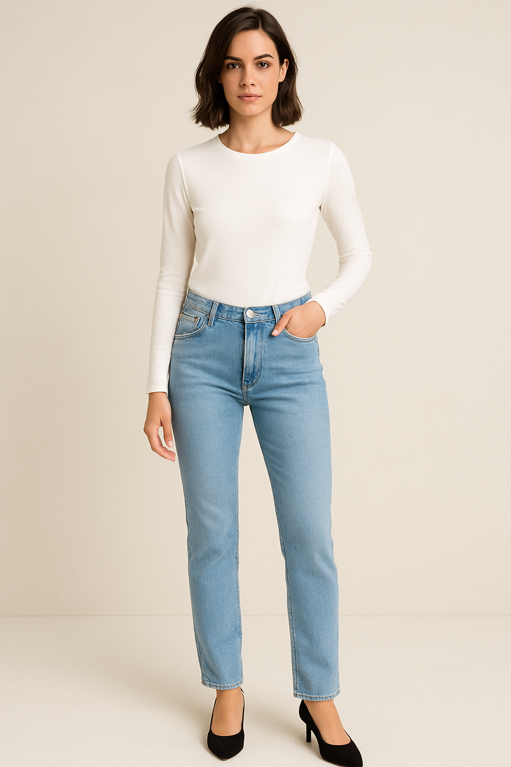 Carolina Jean Classique Droit – Intemporel, Confortable et Polyvalent