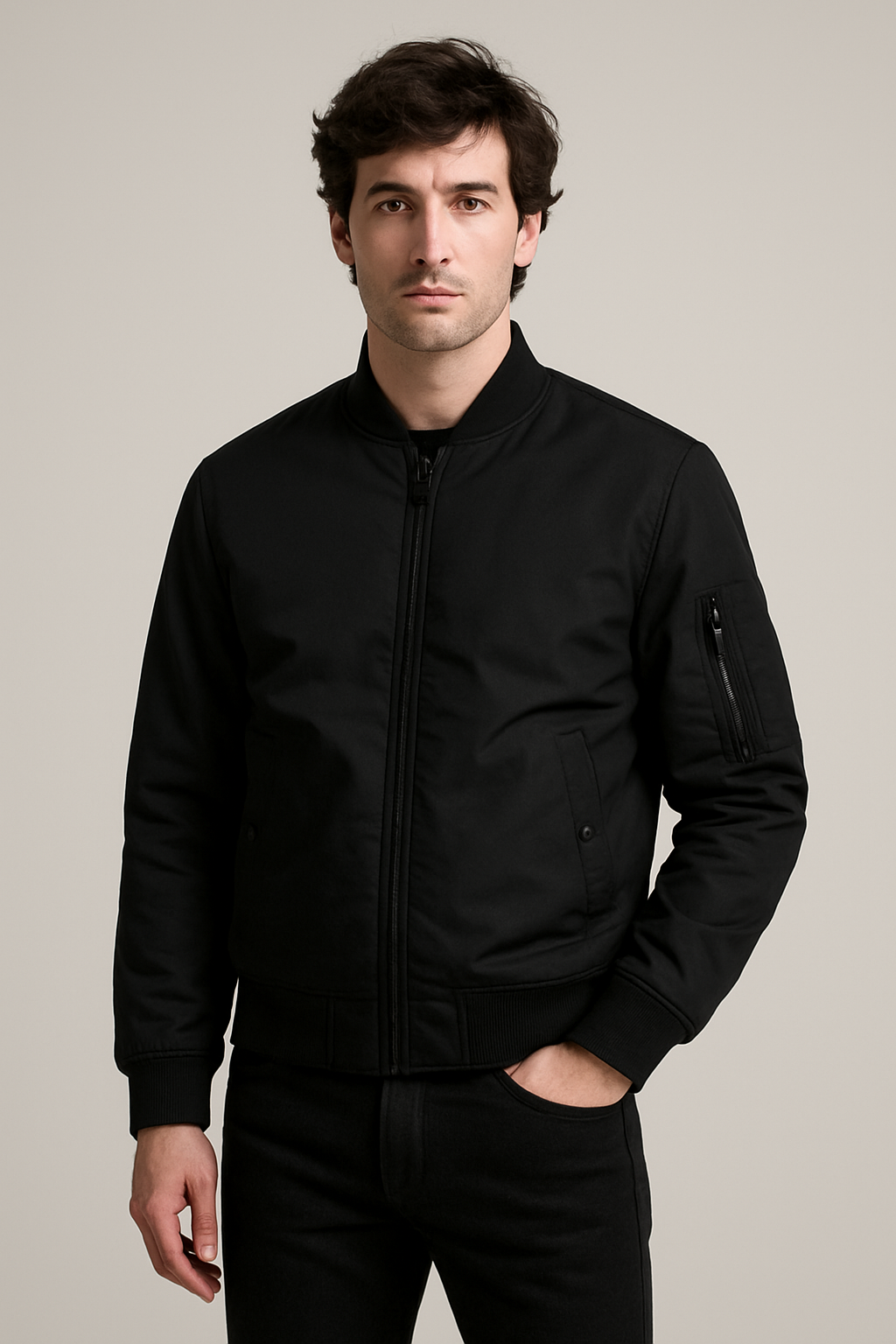 Hugo Veste Bomber Moderne – Style Urbain et Confort Léger