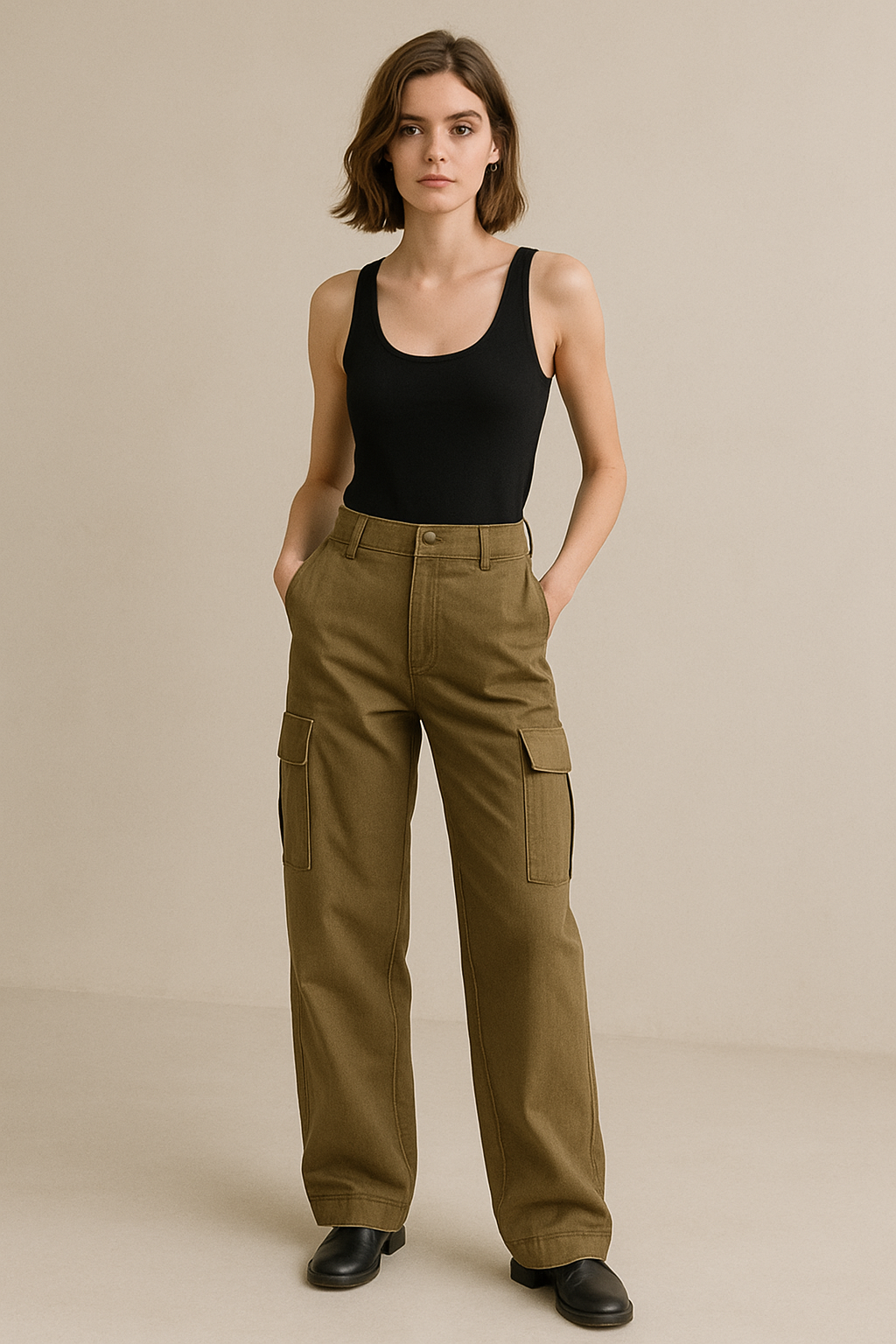 Amy Pantalon Cargo Urbain – Pratique, Moderne et Polyvalent